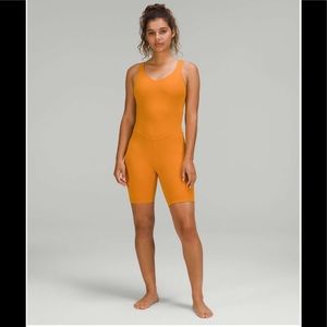 Lululemon Align Onesie 8" in Autumn Orange Size 6